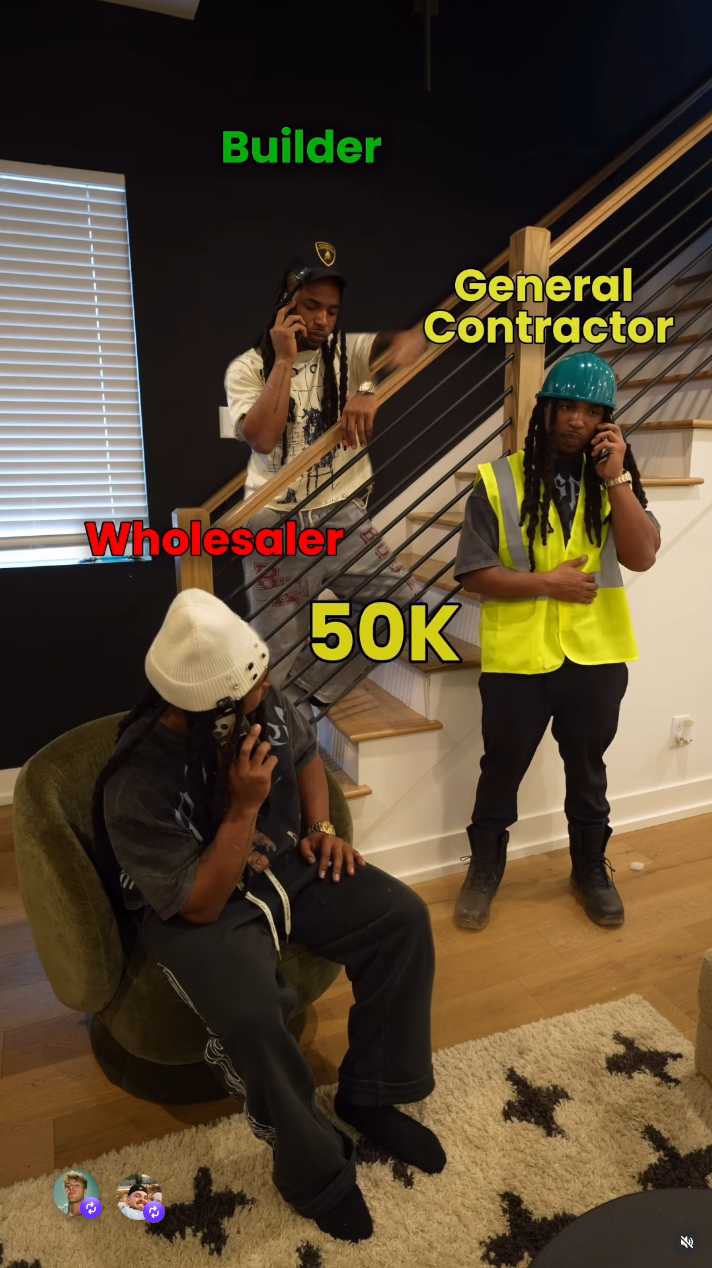 Builder vs Wholesaler vs GC — viral reel for Abram Mitchell
